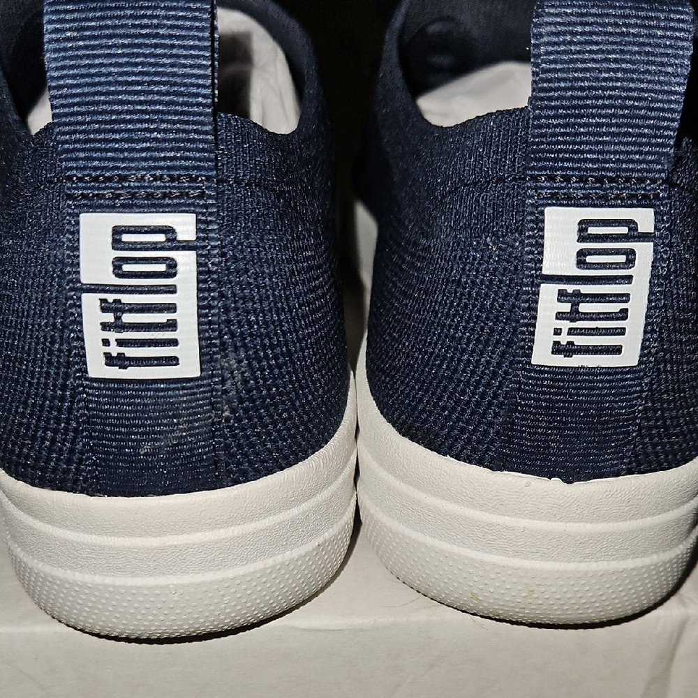 Fitflop Dark Blue Knit Sneakers - Picture 6 of 7